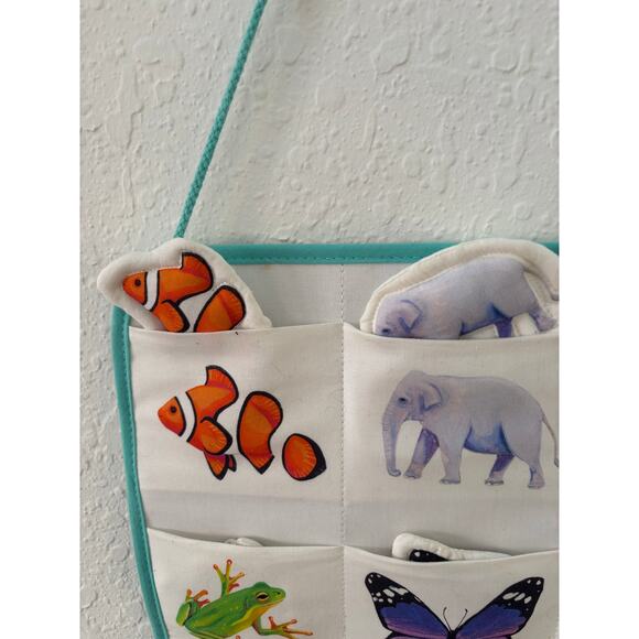 Lovevery Quilted Critter Pockets Toy Learning Play Matching Animals 19-21 Months - Picture 4 of 4